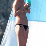 kate moss topless on yacht