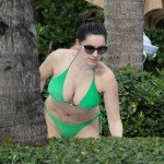 kelly brook bikini in miami