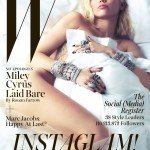 miley cyrus in w