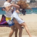 lindsay lohan fight in Greece